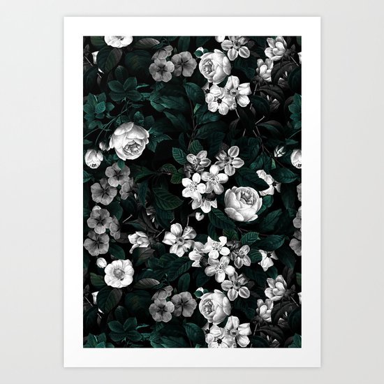 Botanical Night Art Print