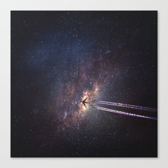intergalactic space travel Canvas Print