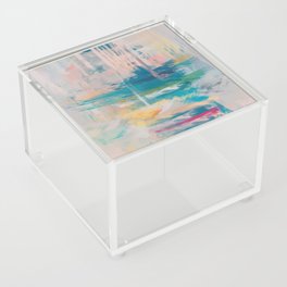 Pastel Abstract Art Acrylic Box