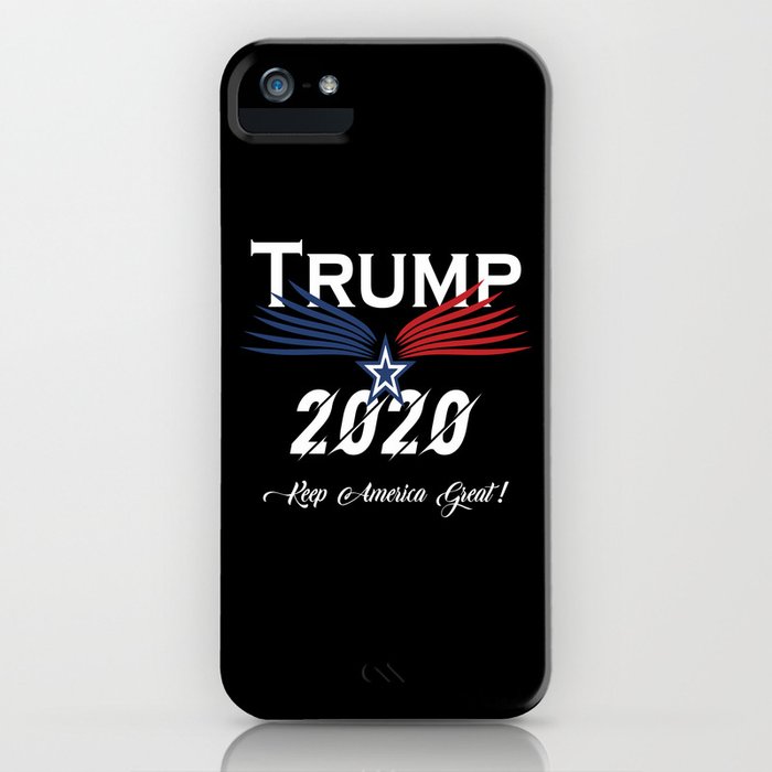 trump 2020 keep america great ! iphone case