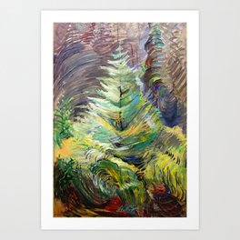 Emily Carr - Heart of the Forest - Canada, Canadian Oil Painting - Group of Seven  Art Print
