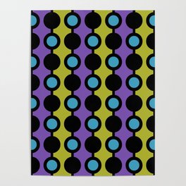 Mid Century Modern Polka Dot Beads 426 Poster