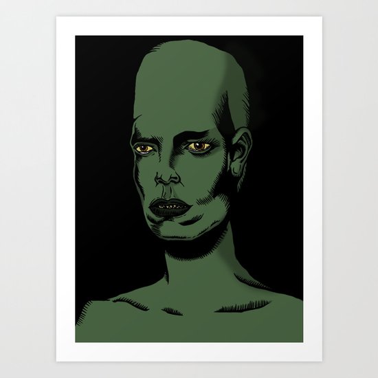 L'extraterrestre Art Print