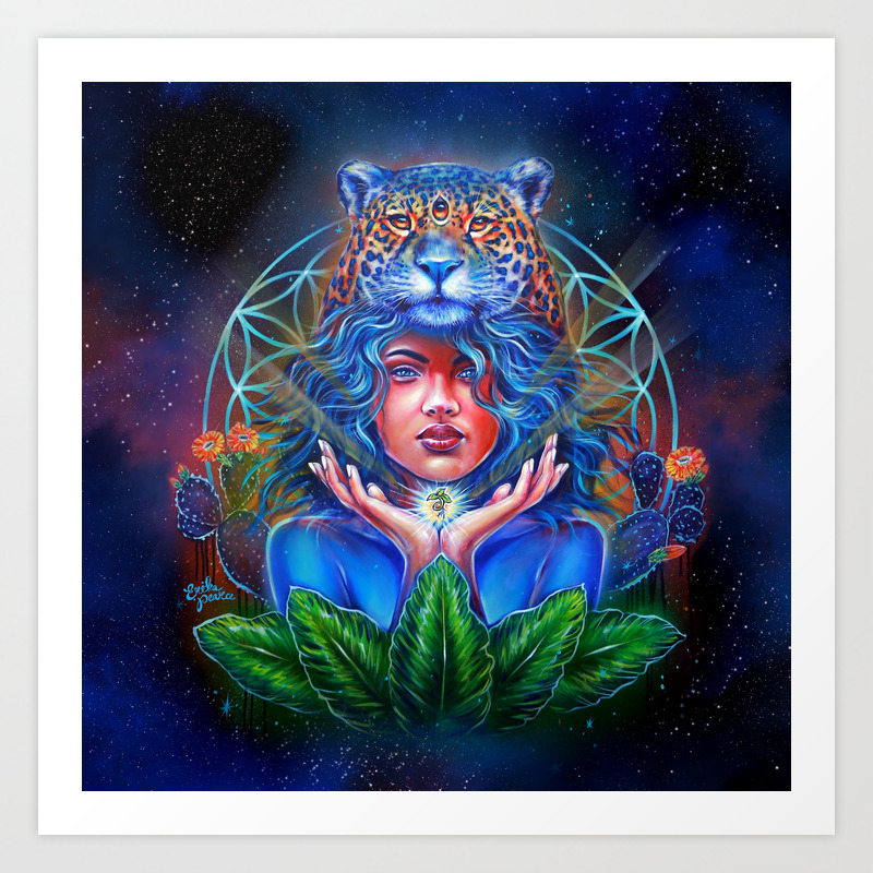 Earth Mother Art Print By Erikapearcenz Society6