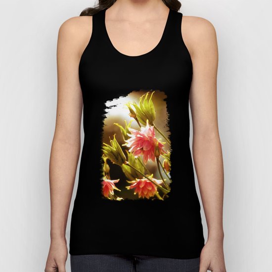 Wild beauty, flowers in the meadows Unisex Tank Top
