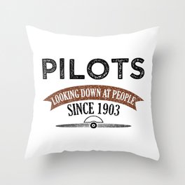 Pilot Proud Aviation Lover Gift Idea Throw Pillow