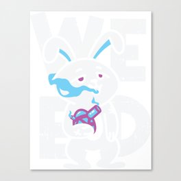  Bong Bunny Canvas Print