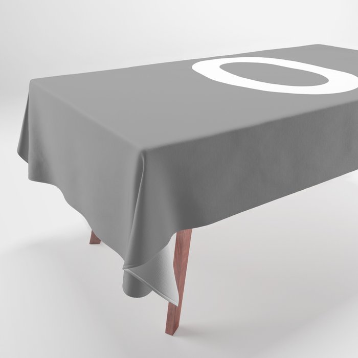 LETTER o (WHITE-GREY) Tablecloth