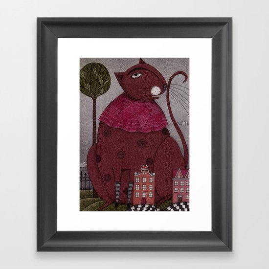 It's a Cat! Framed Art Print