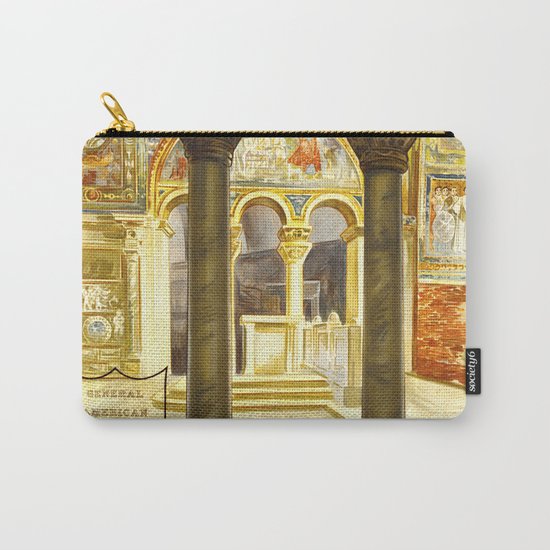 Vintage Ravenna Italy Travel Carry-All Pouch