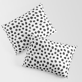 Black & White Dalmatian Pattern Pillow Sham