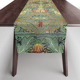 William Morris Antique Acanthus Floral Table Runner