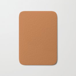 Ruddy brown - solid color Bath Mat | Solidcolor, Painting, Colour, Best, Modern, Beautiful, Colorful, Color, Abstract, Pretty 