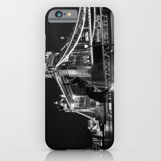 Tower Bridge And the Girl and dolphin Statue iPhone & iPod Case