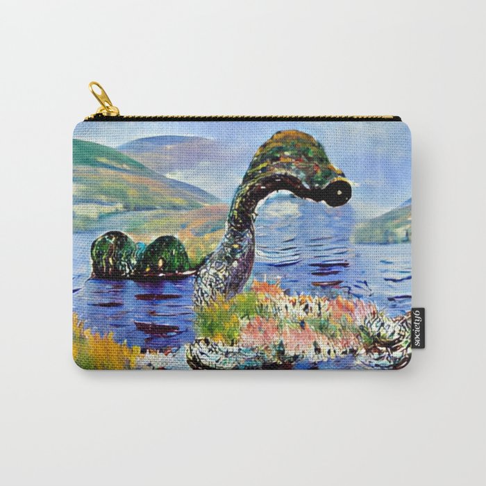 Impressionist Loch Ness Monster Carry-All Pouch