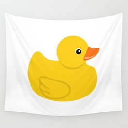 Yellow rubber duck Wall Tapestry