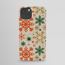 Snowflake Collection – Retro Palette iPhone Case