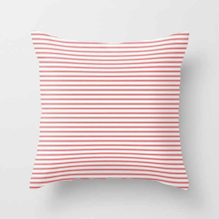 Red ticking pillows deals