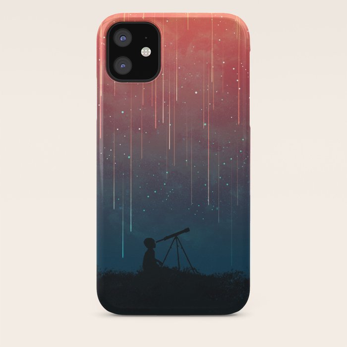 Meteor rain iPhone Case by budikwan Society6