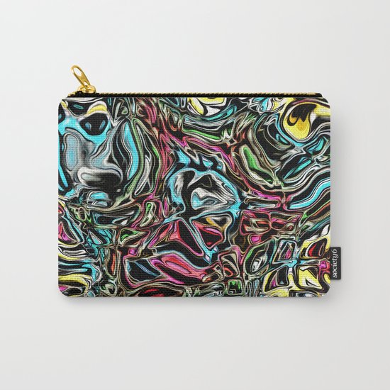 Distorted Reflection of Colors Carry-All Pouch