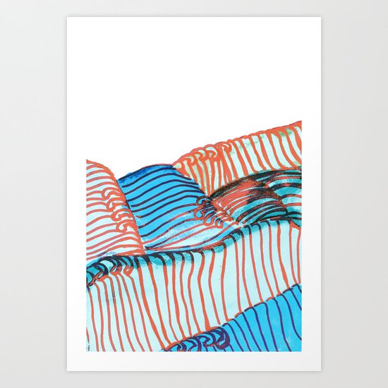Waves Art Print