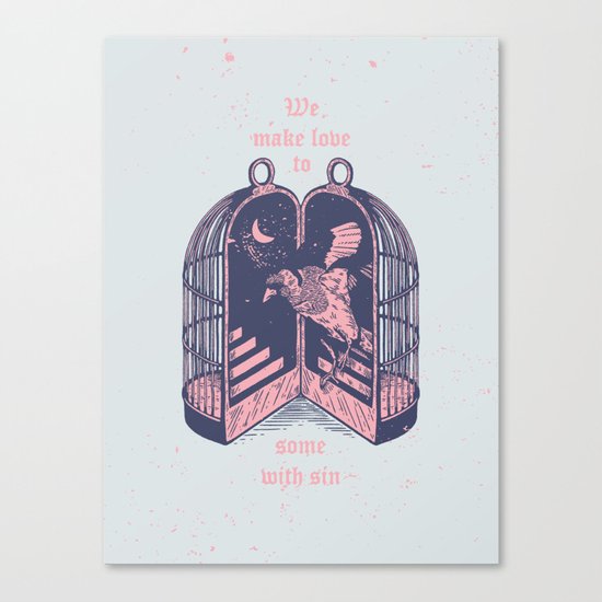 Sin Canvas Print
