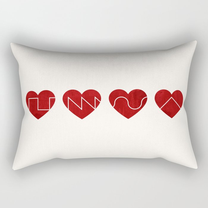 Love Synth Rectangular Pillow