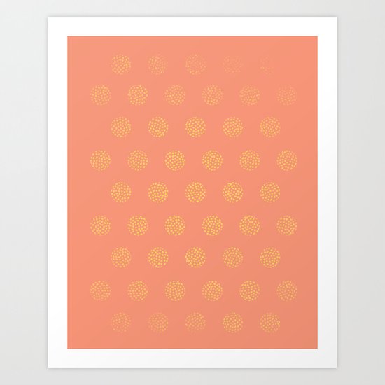 Golden Art Print