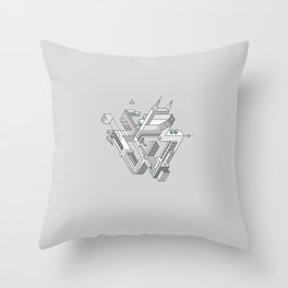 Penrose Manifold Throw Pillow