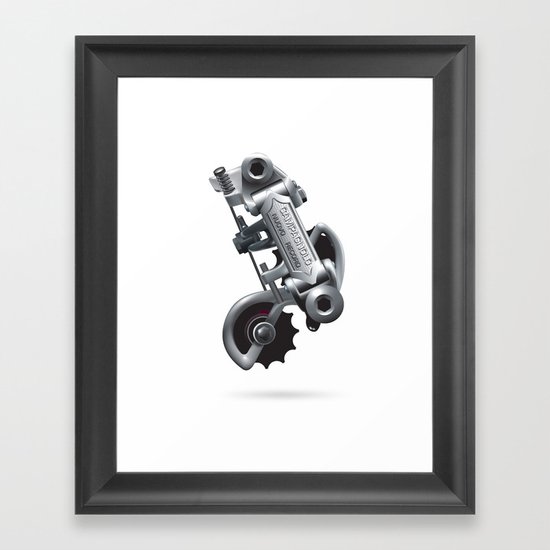 Nuvo Record Rear Derailleur Framed Art Print