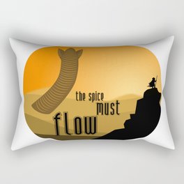 must flow Rectangular Pillow