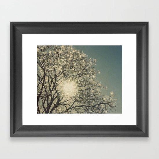 Winter Sparkle Framed Art Print