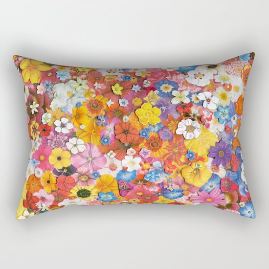 Flower Rectangular Pillow