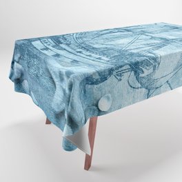 Caribbean ship sailing Tablecloth