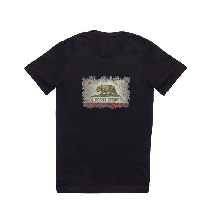 California flag in MegaTex T Shirt