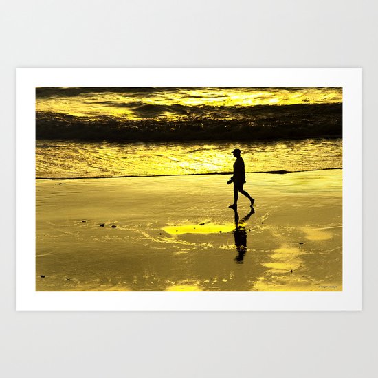 Morning Walk Art Print