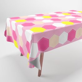Colour Block Quilt // Pink Tablecloth