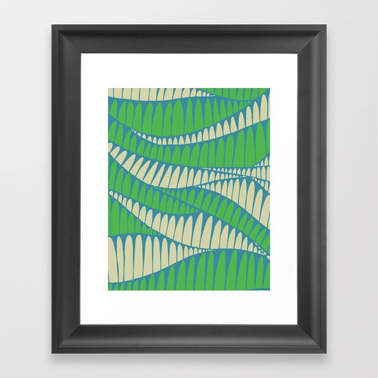 Sahara Desert in pastel colours 1 Framed Art Print