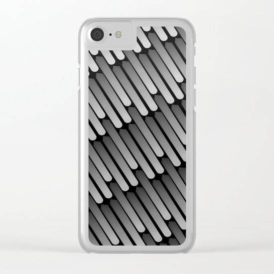 Raining Silver Clear iPhone Case