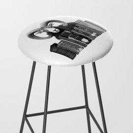 Aries - old Books Journalist Library Bar Stool