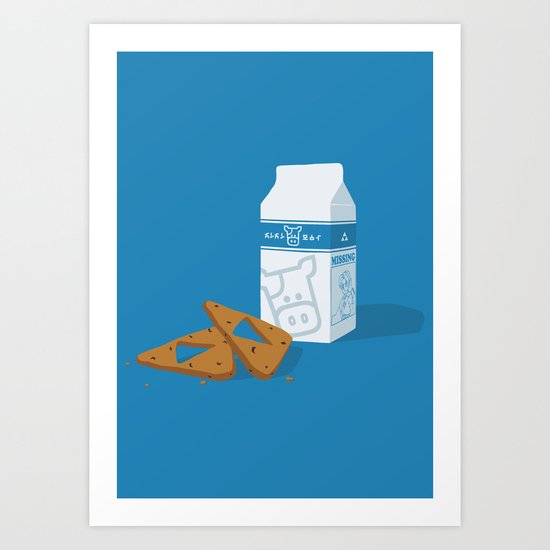 Milk & Triforce Cookies Art Print