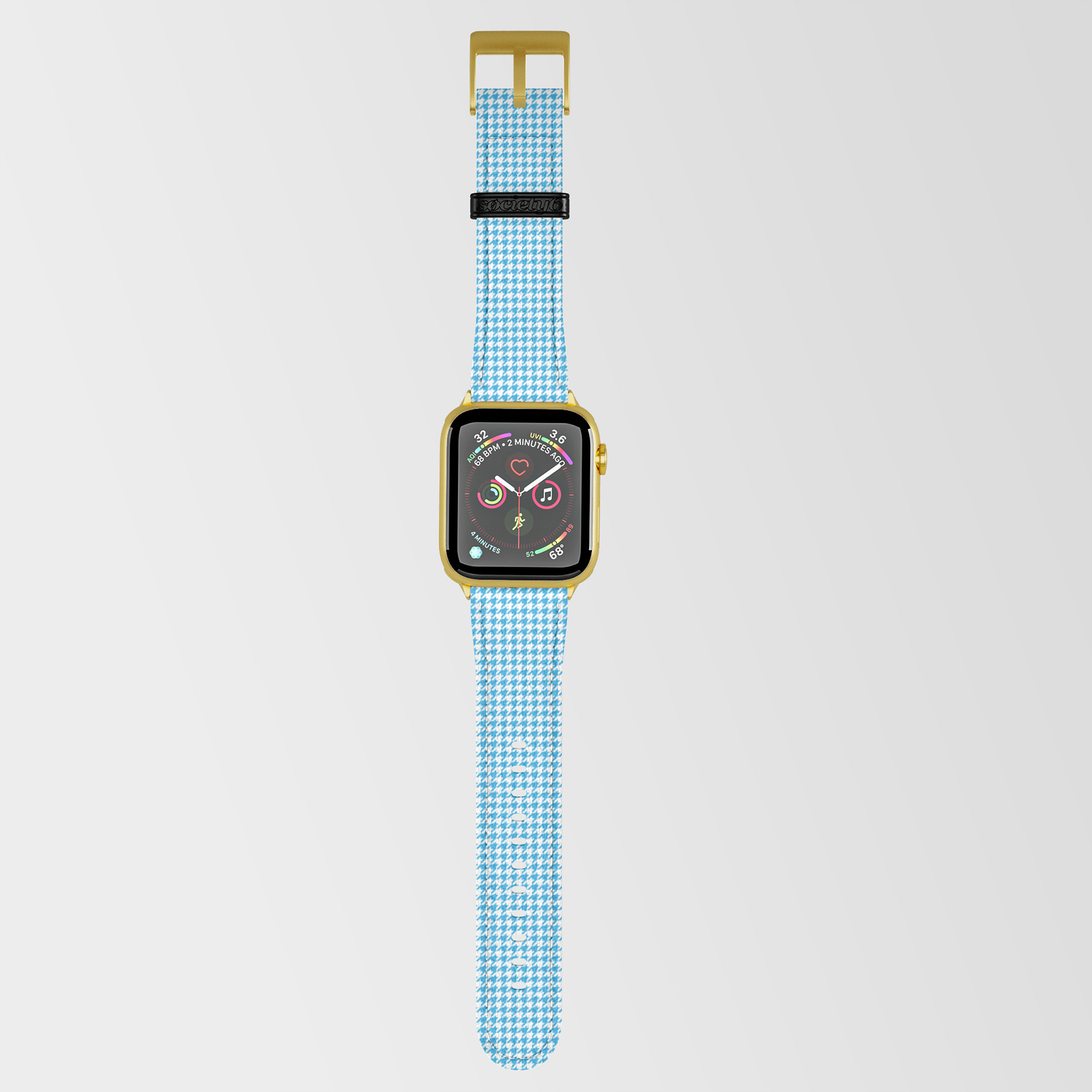 Oktoberfest Bavarian Blue Mini Houndstooth Check Apple Watch Band By Podartist Society6