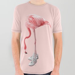 SNEAKER FLAMINGO All Over Graphic Tee