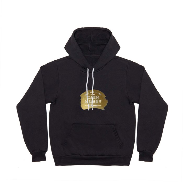 Cash Money – Coral & Gold Hoody
