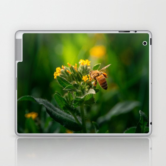 Honey Bee in Rich Colors Laptop & iPad Skin