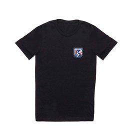American Patriot Ice Hockey Shield T Shirt