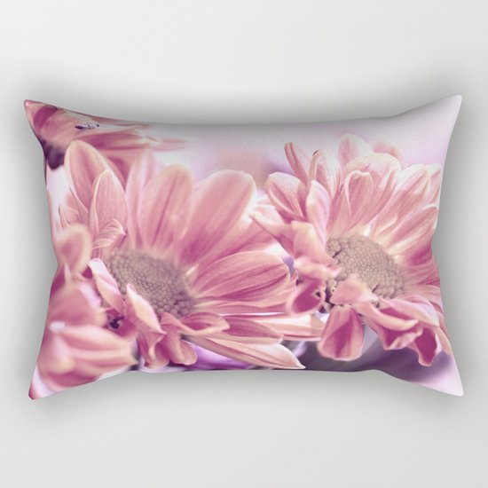Aster flower macro 254 Rectangular Pillow