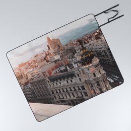 Spain Photography - Beautiful Architecture In Madrid Picnic Blanket