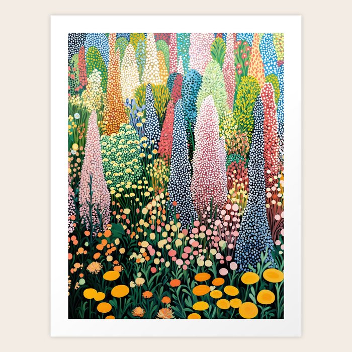 Society6 ケース FLORAL FANTASY Bold Abstract Flowers Acrylic Fantasy Flowers Acrylic Wall Art - The Next Decor