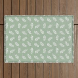 feathers pattern Outdoor Rug